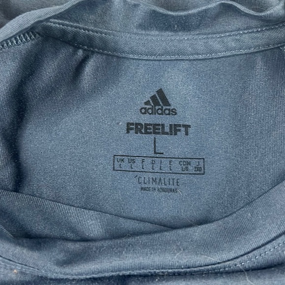 Dusty blue men’s adidas tshirt - Picture 2 of 4